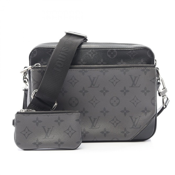 LOUIS VUITTON Trio Messenger Shoulder Bag M69443 Monogram eclipse reverse used