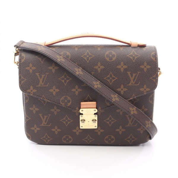 LOUIS VUITTON Pochette Metis MM crossbody Handbag M44875 Monogram leather Brown