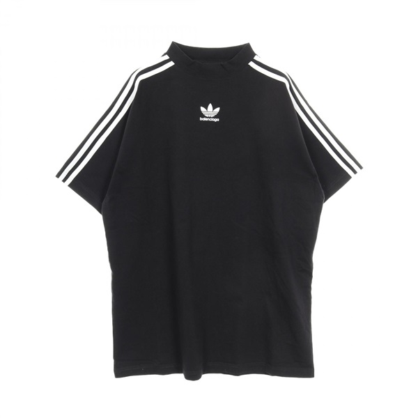 BALENCIAGA × Adidas T-shirt cotton Black White Size 1 Used mens