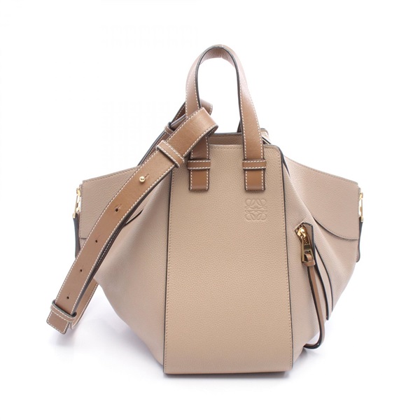 LOEWE HAMMOCK SMALL crossbody shoulder Handbag A538S35X51 leather Beige Brown