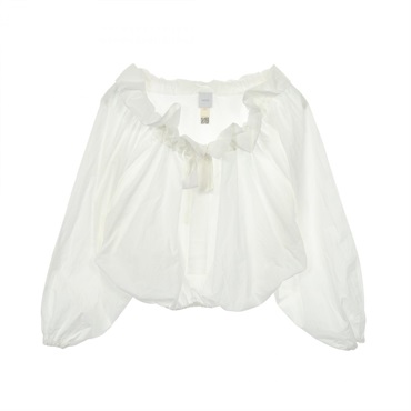 PATOU La Patou Blouse Tops in organic cotton poplin White Used Women size 38