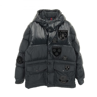 MONCLER HYOSERIS Down jacket polyester Black #2 Used mens