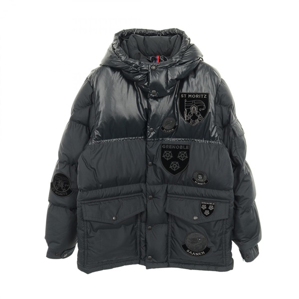MONCLER HYOSERIS Down jacket polyester Black #2 Used mens