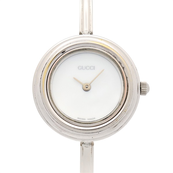 GUCCI Change bezel Wrist Watch 11/12.2 Quartz Stainless Steel Used Women