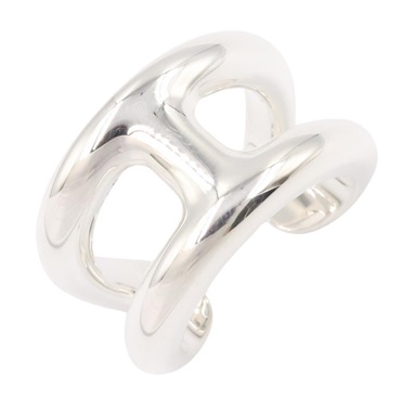 HERMES Osmoz PM Ring Silver925 Used Women US size 4.25 #48