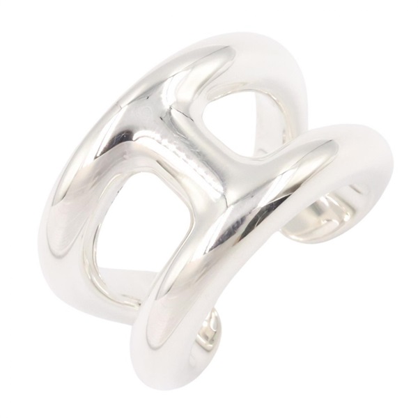 HERMES Osmoz PM Ring Silver925 Used Women US size 4.25 #48