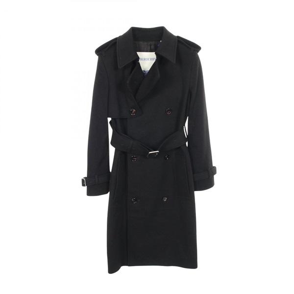 BURBERRY Trench coat 8095562 cashmere Black #UK2 Used mens