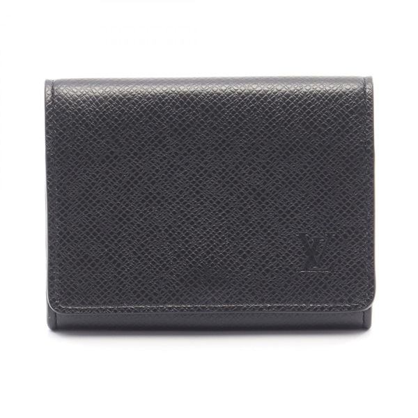 LOUIS VUITTON Enveloppe Carte de Visite NM Card Case M64595 Taiga leather Used