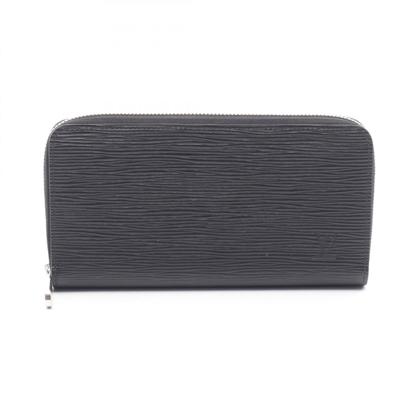 LOUIS VUITTON Zippy Around long Wallet Purse M61857 Epi leather Black Used LV
