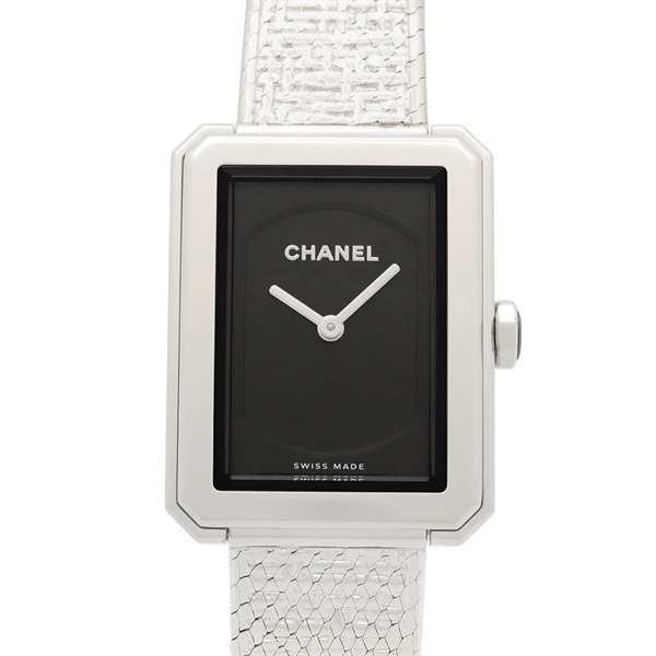 CHANEL Boyfriend tweed Wrist Watch H4876 Quartz Stainless Steel Used Women
