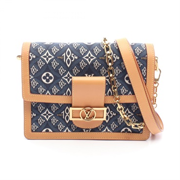 LOUIS VUITTON Dauphine MM Since 1854 chain Shoulder Bag M57499 Monogram Jacquard