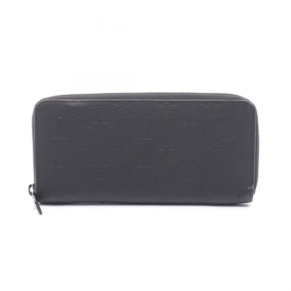 LOUIS VUITTON Zippy Wallet Horizontal Around long purse M11721 Taurillon Noir