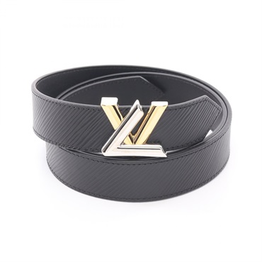LOUIS VUITTON Ceinture Twist belt M9360 Epi leather Black Used unisex