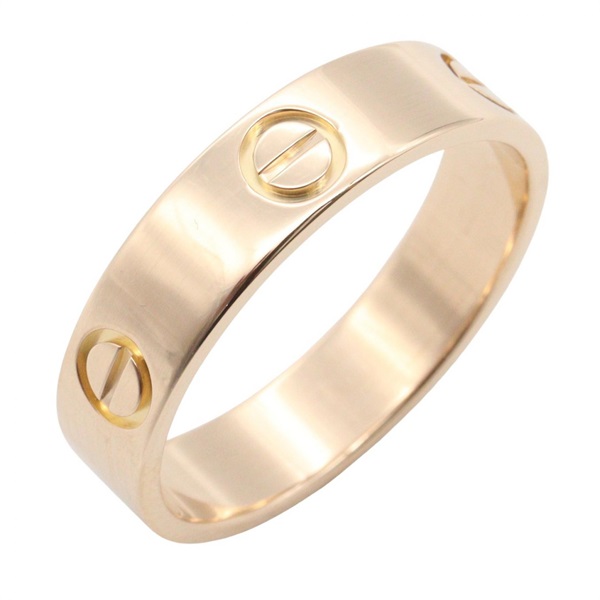 CARTIER Love Ring 18KPG Pink Rose Gold Used Unisex US size 10 #62