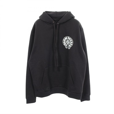 CHROME HEARTS Horseshoe Back print Osaka limited edition Hoodie #M cotton Black