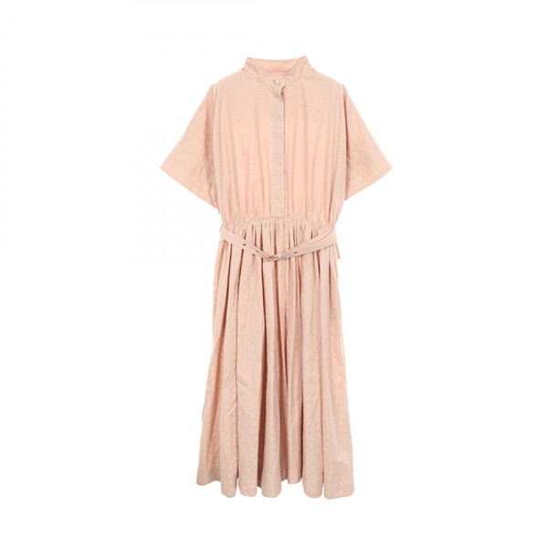 Dior Macro Cannage Dress 411R59B3604 cotton Pink Used Women size 38