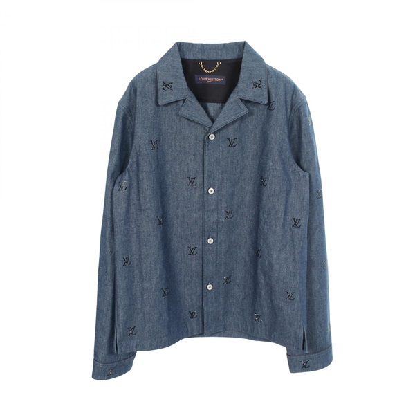 LOUIS VUITTON LV Brandon Embraced Denim Pajamas RM251MM RBA HSS05W cotton #L