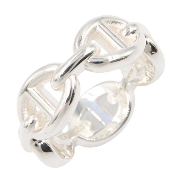 HERMES Enchainee Ring PM Silver925 Preowned unisex US size 4.75 #49