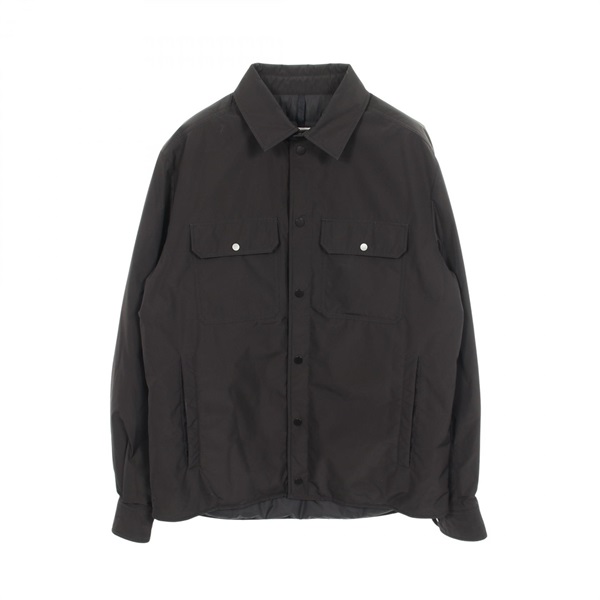MONCLER Ron Herman Shirt Down jacket coat 1G00020 polyester Black Used mens #3