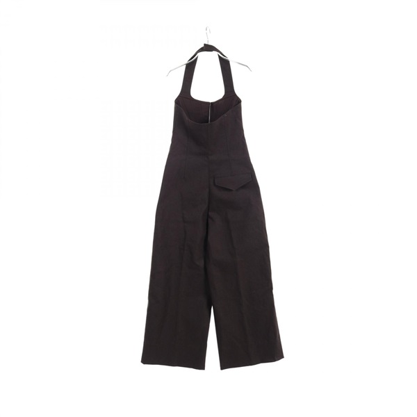 BOTTEGA VENETA Jump Suit 656220 Fabric Black Used Women #36