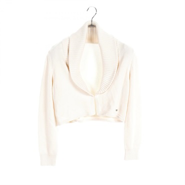 FOXEY cardigan 37907 knitwear jacket cotton cashmere White Used Women