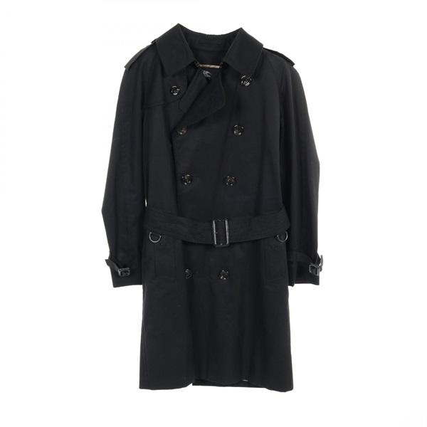 BURBERRY LONDON Trench coat cotton Black Used mens size L
