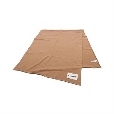 JIL SANDER stole wrap sarf cashmere Brown Used Women