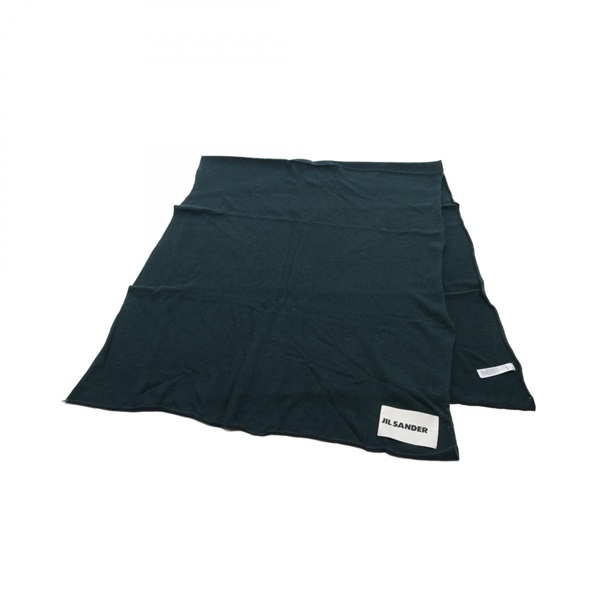 JIL SANDER stole wrap scarf cashmere Green Used Women