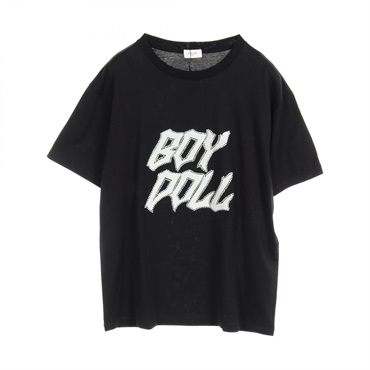 CELINE BOY DOLL T-shirt pullover M size 2X59C671Q cotton Black Used