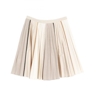 Christian Dior skirt cotton Beige Multicolor Used Women #US4
