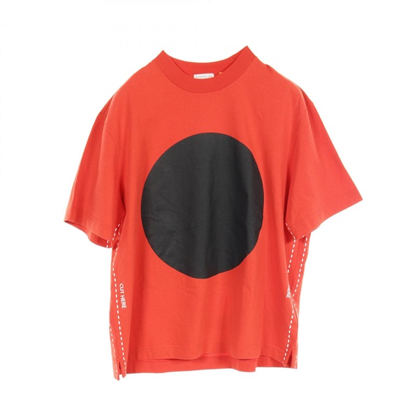 MONCLER GENIUS 5 CRAIG GREEN T-shirts 8C00001 cotton Orange Black Used mens #S
