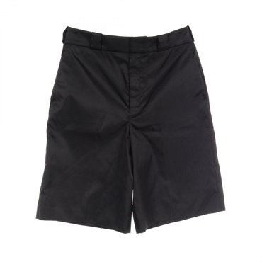 PRADA Short Pants Shorts trousers Nylon Black Used mens #38