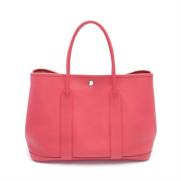 HERMES Garden party TPM Tote Bag P Negonda leather Bois de rose Used SHW