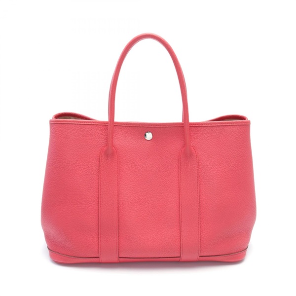 HERMES Garden party TPM Tote Bag P Negonda leather Bois de rose Used SHW
