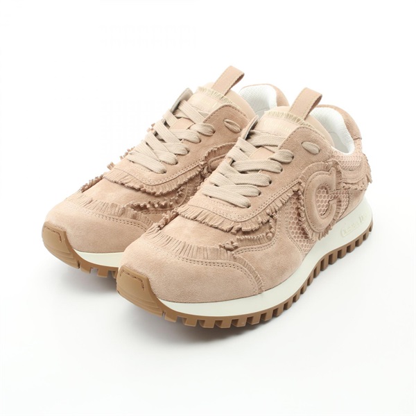 Christian Dior Cest Dior sneakers shoes #36.5 KCK403SUH_S18U Suede Beige