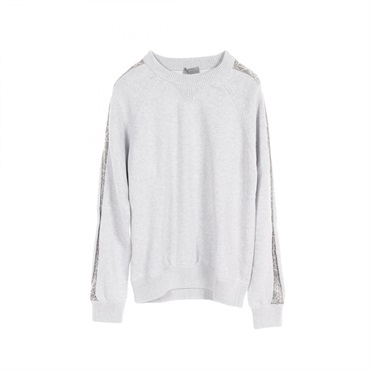 Dior Dior Oblique Silk Band knitwear sweater cotton Gray Used mens size M