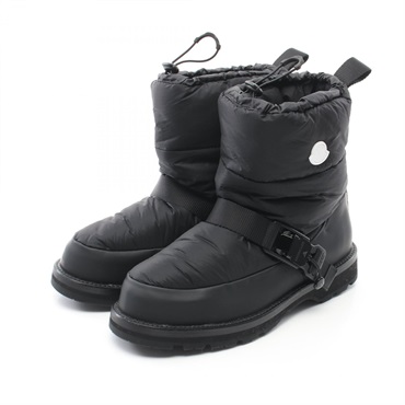 MONCLER  HYKE SNOW short BOOTS #41 shoes Nylon Black Used