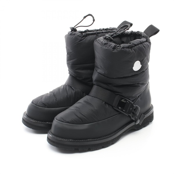 MONCLER  HYKE SNOW short BOOTS #41 shoes Nylon Black Used