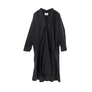 MM6 Dress S52CT0744 cotton Black Used Women #38