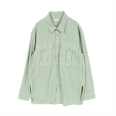 DRIES VAN NOTEN tops shirt blouser M size cotton light Green Used