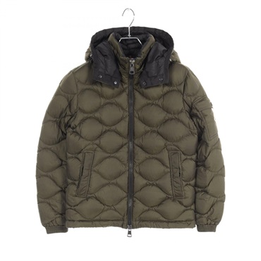 MONCLER MORANDIERES Down Puffer jacket 4131805 Nylon Khaki Used mens #0