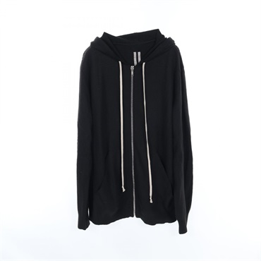 Rick Owens Hoodie L size knitwear RF00M6614 cashmere Black Used