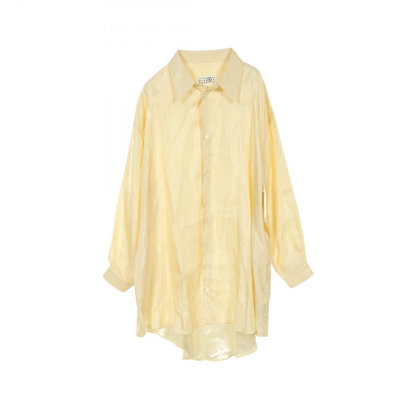 MM6 Dress S52CT0780 Rayon Yellow Used Women #L