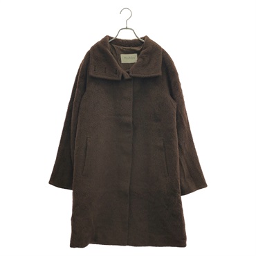 MAX MARA coat alpaca Brown Used Women #36