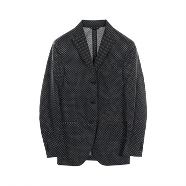 CELINE tailored jacket #34 blouson cotton Black Used