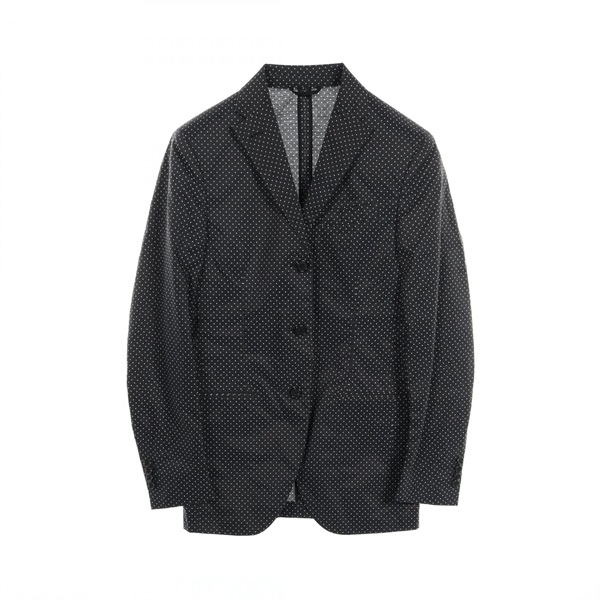 CELINE tailored jacket #34 blouson cotton Black Used
