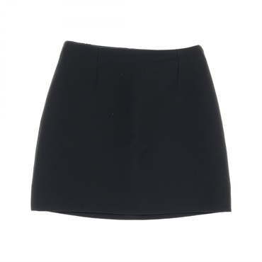 Christian Dior skirt jupe mini #36 221J36A1162 wool Black Used Women