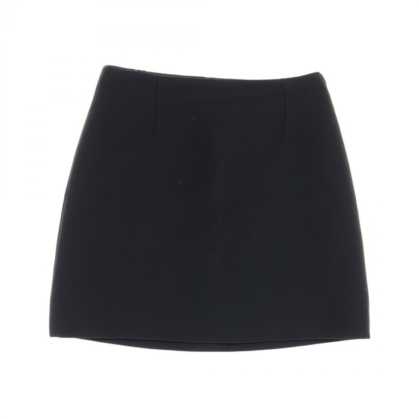 Christian Dior skirt jupe mini #36 221J36A1162 wool Black Used Women