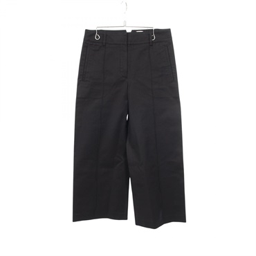 HERMES Pants 3H0426DN cotton Black Used Women size 36