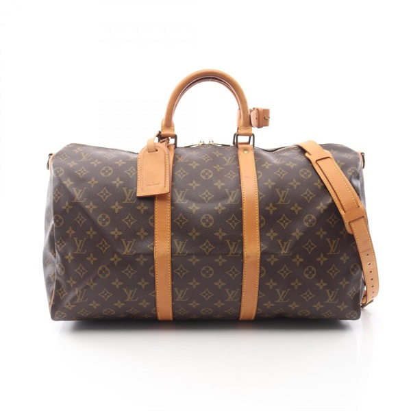 LOUIS VUITTON Keepall Bandouliere 50 Travel bag M41416 Monogram Brown Used LV